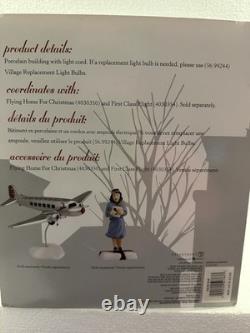 Depart 56 Set Of 2 Deerfield Airport & Flying Home For Christmas HTF