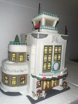 Depart 56 Set Of 2 Deerfield Airport & Flying Home For Christmas HTF