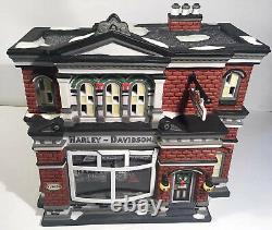 Department 56 #1 Christmas in the City Harley Davidson City Dealership 56.59202