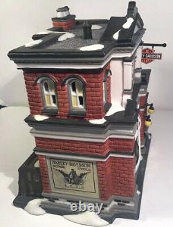 Department 56 #1 Christmas in the City Harley Davidson City Dealership 56.59202