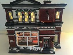 Department 56 #1 Christmas in the City Harley Davidson City Dealership 56.59202