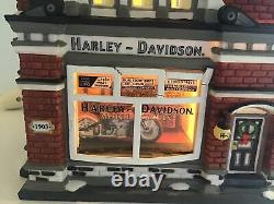 Department 56 #1 Christmas in the City Harley Davidson City Dealership 56.59202