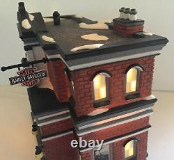 Department 56 #1 Christmas in the City Harley Davidson City Dealership 56.59202