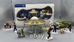 Department 56 2001 SPACE ODDITY NASA Martians Aliens Spaceship-Village SEE PICS