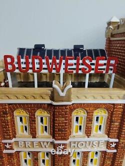Department 56 #56.55361 Budweiser Beer Brewery Snow Village Building