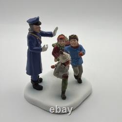 Department 56 A Christmas Story Policeman With Boys In Box