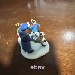 Department 56 A Christmas Story, Policeman With Boys. Mint Condition