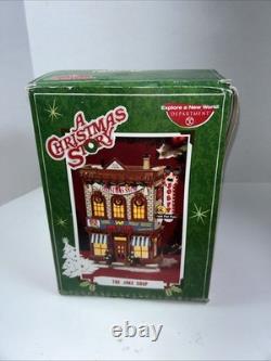 Department 56 A Christmas Story THE JOKE SHOP With Sign, Box, & Light Cord