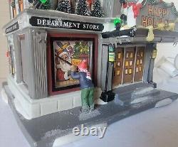Department 56 A Christmas Story Village Happy Holidays Department Store NO Flag