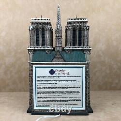 Department 56 Accents Churches of the World Notre Dame Cathedral Light DAMAGED