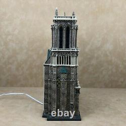 Department 56 Accents Churches of the World Notre Dame Cathedral Light DAMAGED