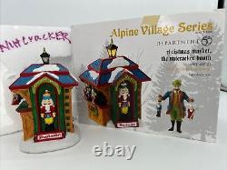 Department 56 Alpine Village Series Christmas Market The Nutcracker Booth RARE