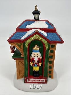 Department 56 Alpine Village Series Christmas Market The Nutcracker Booth RARE