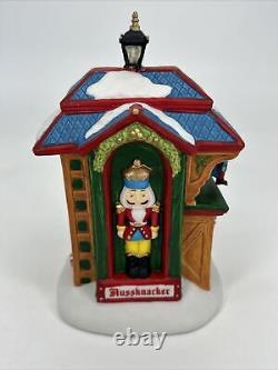 Department 56 Alpine Village Series Christmas Market The Nutcracker Booth RARE