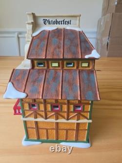 Department 56 Alpine Village Wolfstein Beer Hall With Asseries Retired No Box