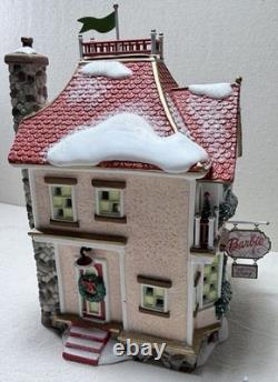 Department 56 Barbie Boutique North Pole Series with Box Light & Accessories