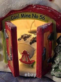 Department 56 Better Watch Out Coal Mine 808923 NPS Mint Unused Colorful Glitter