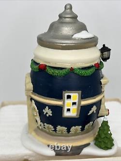 Department 56 Bier Beer Stein Booth Alpine Village Series Christmas Market RARE