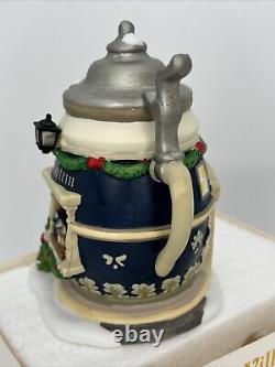 Department 56 Bier Beer Stein Booth Alpine Village Series Christmas Market RARE