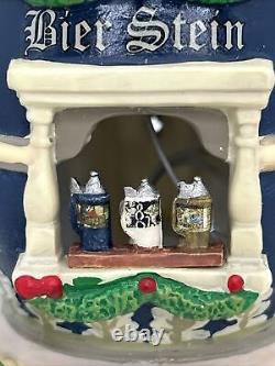 Department 56 Bier Beer Stein Booth Alpine Village Series Christmas Market RARE