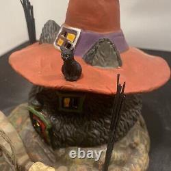 Department 56 Black Cat Shack 4044877 Halloween Witch Hollow RARE