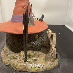 Department 56 Black Cat Shack 4044877 Halloween Witch Hollow RARE