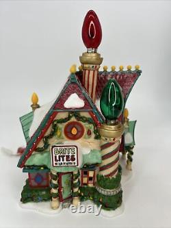 Department 56 Brite Lights Bulb Factory North Pole Series Christmas