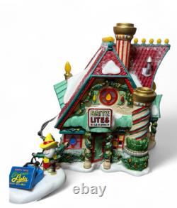 Department 56 Brite Lites Bulb Factory North Pole Series Christmas Village READ
