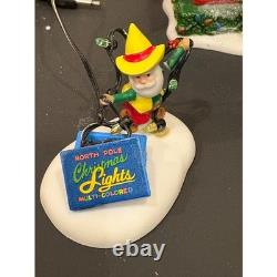 Department 56 Brite Lites Bulb Factory North Pole Series Christmas Village READ