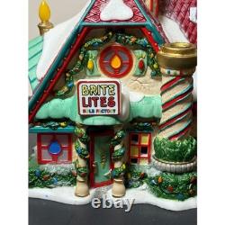 Department 56 Brite Lites Bulb Factory North Pole Series Christmas Village READ