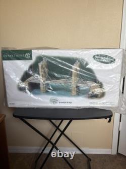 Department 56 Brooklyn Bridge, BRAND NEW Historical Landmark Series 59247