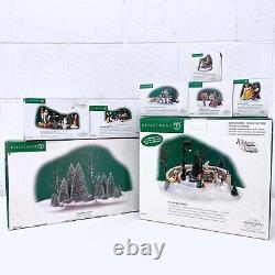 Department 56 Caroling We Shall Go, Village, Christmas Carol, Coffee Stall more