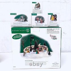 Department 56 Caroling We Shall Go, Village, Christmas Carol, Coffee Stall more