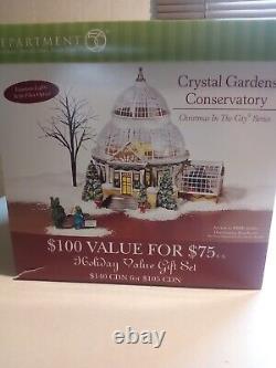 Department 56 Christmas In The City Crystal Gardens Conservatory