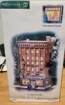 Department 56 Christmas In The City Ferrara Bakery & Cafe Lighted #59272 with box