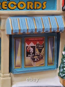 Department 56 Christmas In The City Rare 2014 Swing Town Records Record Shop Lp