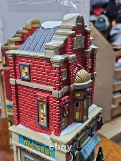 Department 56 Christmas In The City Rare 2014 Swing Town Records Record Shop Lp