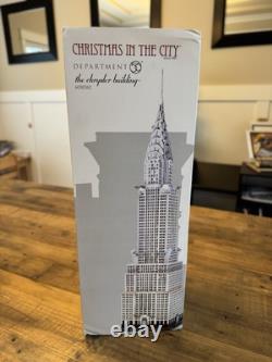 Department 56 Christmas In The City Village Chrysler Building #4030342 BRAND NEW
