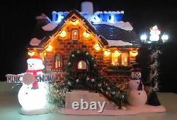 Department 56 Christmas Lane The Snowman House 55390 Tested Retired 2020