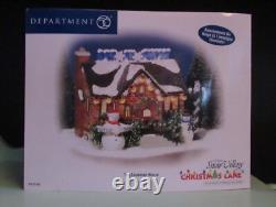 Department 56 Christmas Lane The Snowman House 55390 Tested Retired 2020