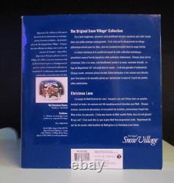 Department 56 Christmas Lane The Snowman House 55390 Tested Retired 2020