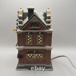 Department 56 Christmas Story Schultz Optometry Light Up Building W Flag No Box
