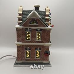 Department 56 Christmas Story Schultz Optometry Light Up Building W Flag No Box