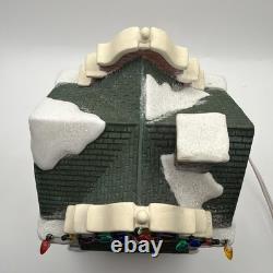 Department 56 Christmas Story Schultz Optometry Light Up Building W Flag No Box