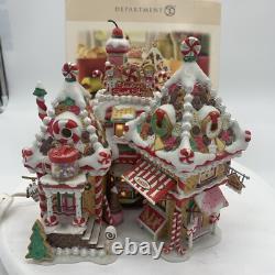 Department 56 Christmas Sweet Shop North Pole Series 56.56791 Flags in last pic