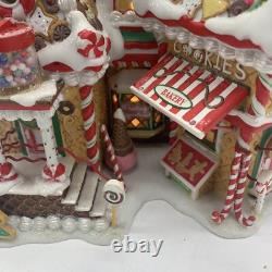 Department 56 Christmas Sweet Shop North Pole Series 56.56791 Flags in last pic