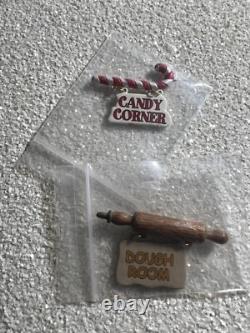 Department 56 Christmas Sweet Shop North Pole Series 56.56791 Flags in last pic