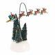 Department 56 Christmas Vacation Animated Flaming Sleigh Figurine 4030744 New
