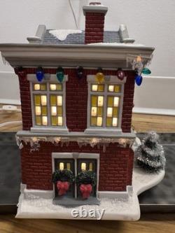 Department 56 Christmas Village Cleveland Elementary School Rare