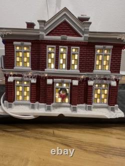 Department 56 Christmas Village Cleveland Elementary School Rare